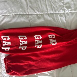 GAP Bright Red Lounge Pants